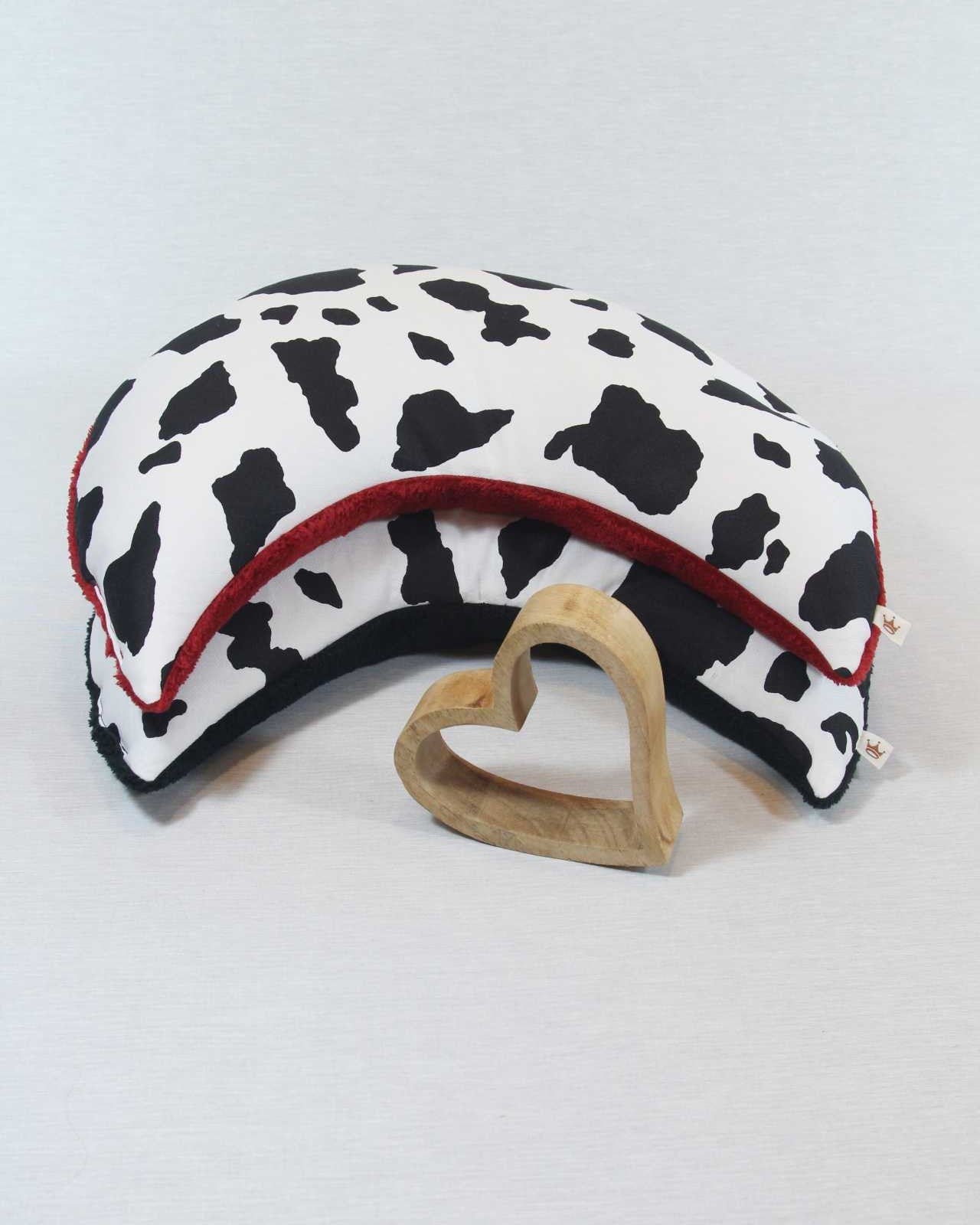 Entspannungskissen Kuh rot schwarz