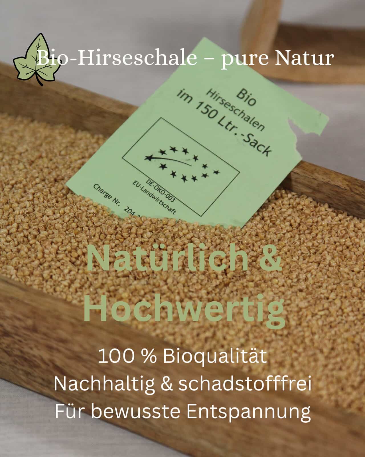 BIO Hirseschalen pure NATUR