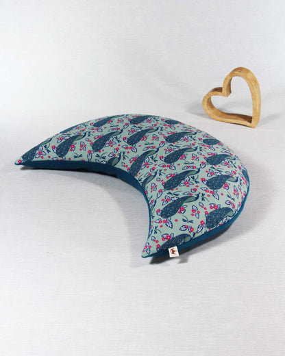 Entspannungskissen petrol Pfau