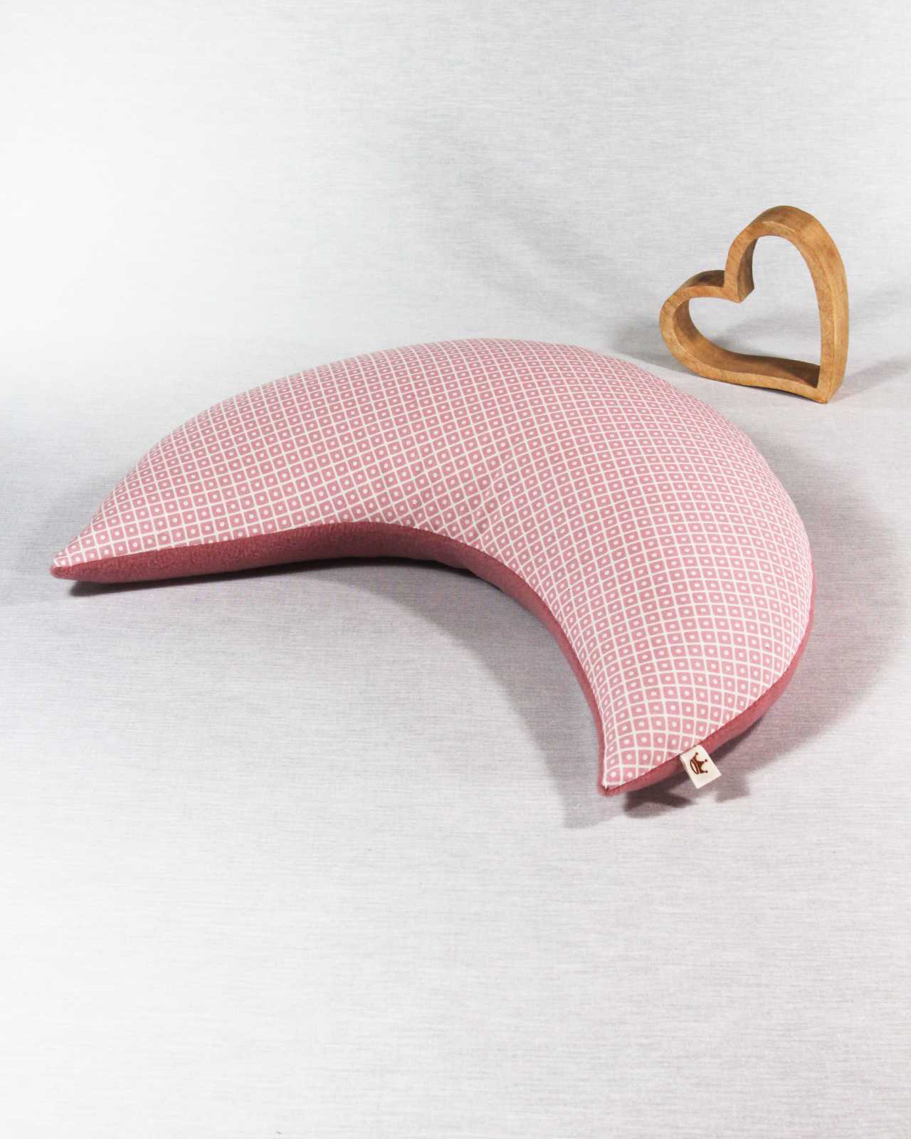 Entspannungskissen rosa Raute