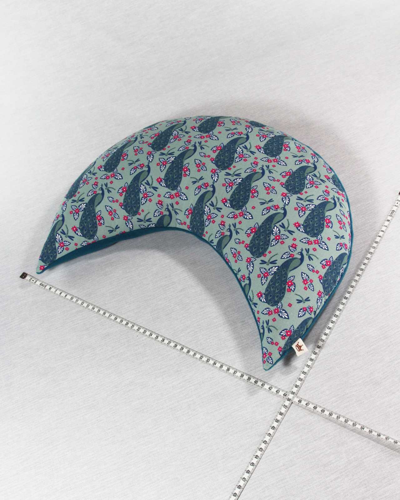 Entspannungskissen petrol Pfau