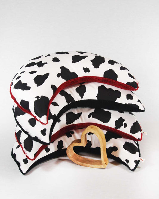 Entspannungskissen Kuh rot schwarz