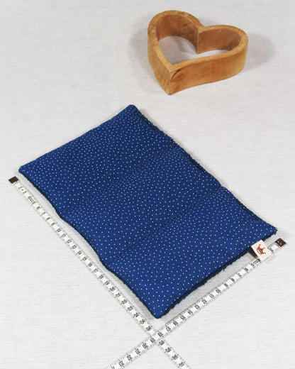Wärmekissen blau Punkte mit 3 Kammern