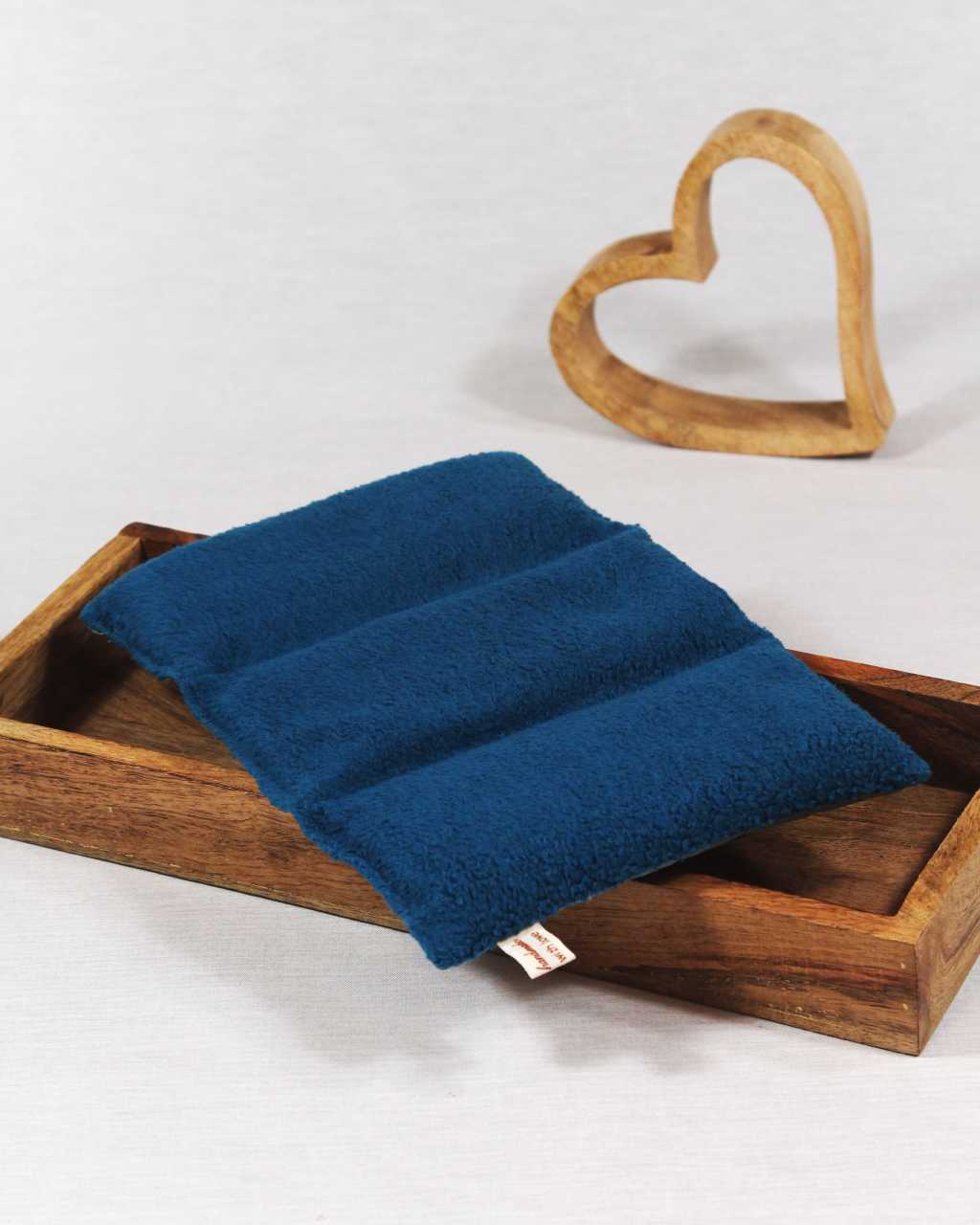 Wärmekissen petrol Punkte mit 3 Kammern