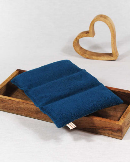 Wärmekissen petrol Punkte mit 3 Kammern