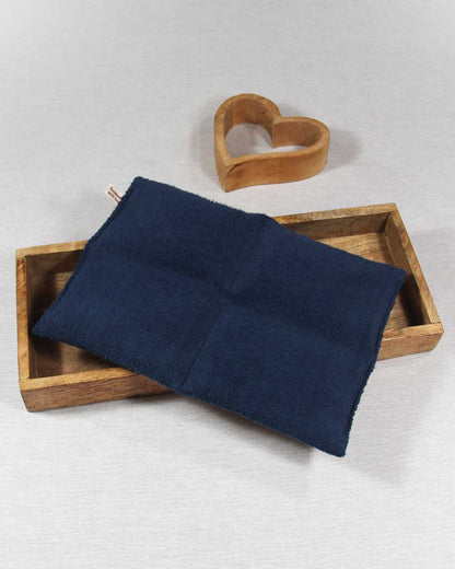 Wärmekissen blau Rose mit 4 Kammern