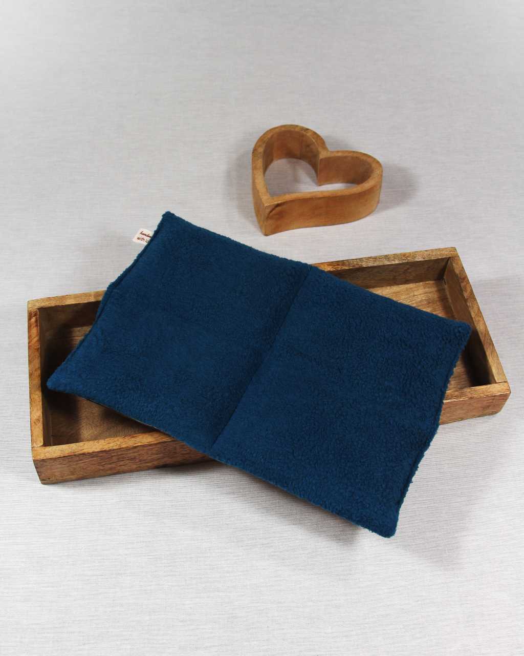 Wärmekissen petrol Pfau mit 4 Kammern