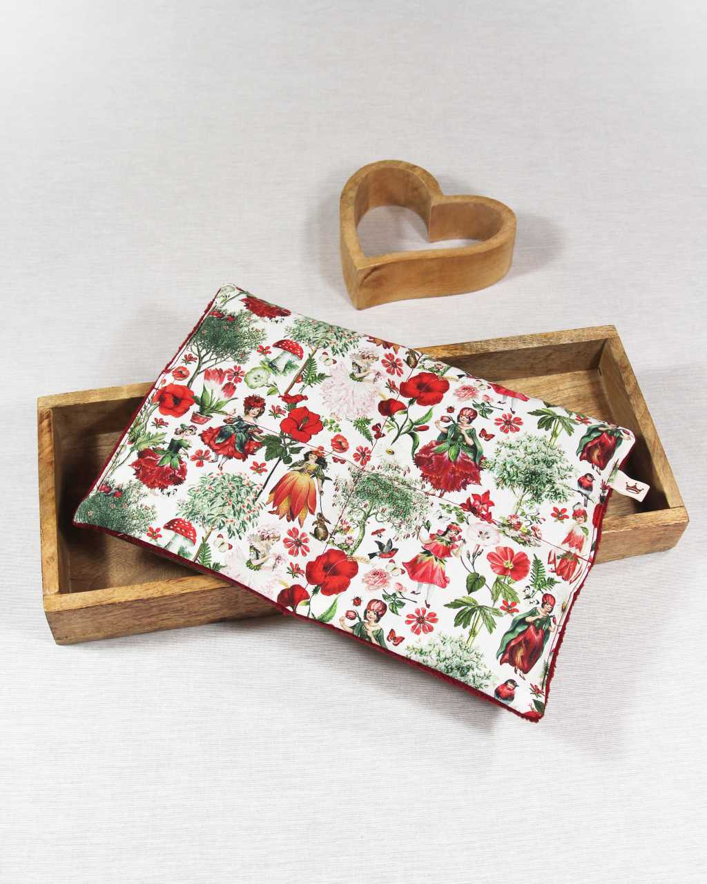 Wärmekissen rot Elfen mit 4 Kammern