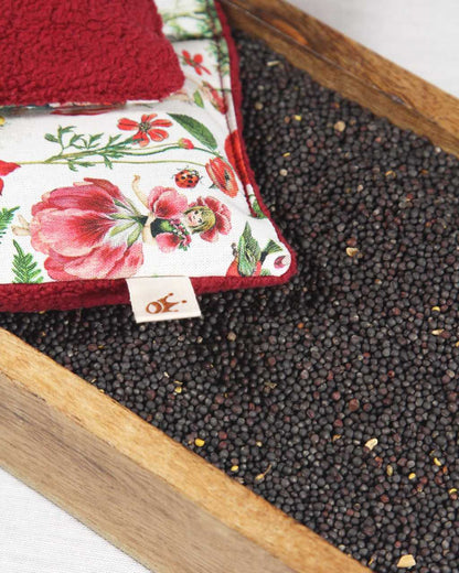 Wärmekissen rot Elfen mit 4 Kammern