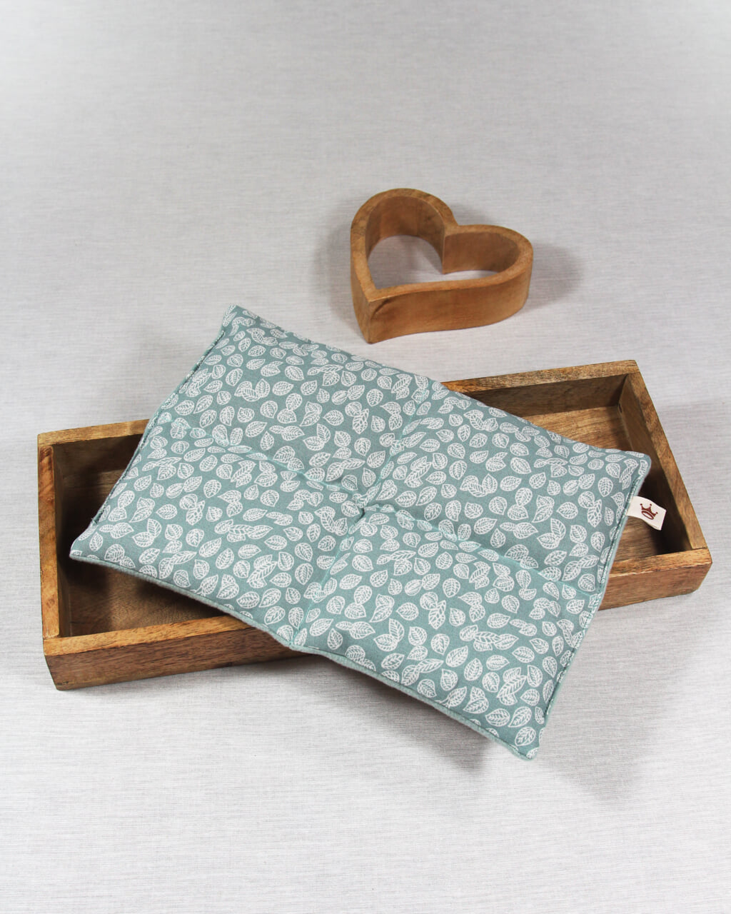 Wärmekissen salbei Blätter mit 4 Kammern