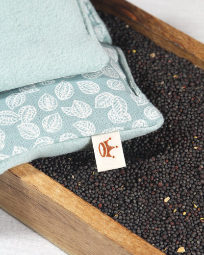 Wärmekissen salbei Blätter mit 4 Kammern