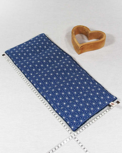 Wärmekissen blau Lebensstern mit 5 Kammern