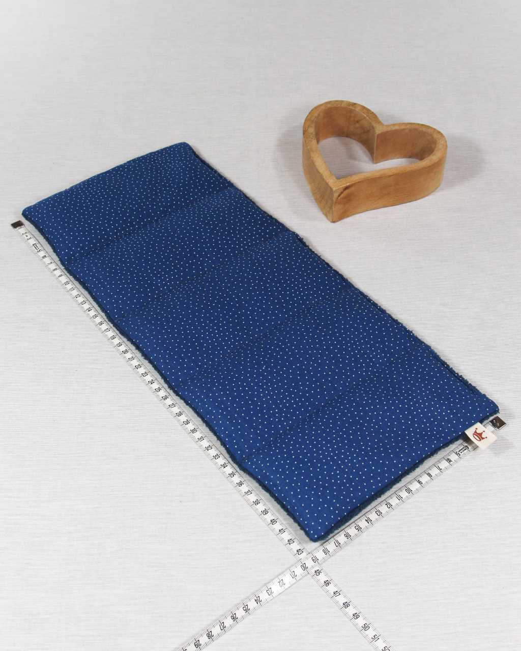 Wärmekissen blau Pünktchen mit 5 Kammern