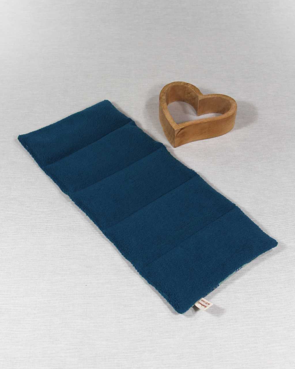 Wärmekissen petrol Pfau mit 5 Kammern